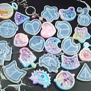 Amazon.co.jp: TIMESETL 12個セット レジン シリコンモールド